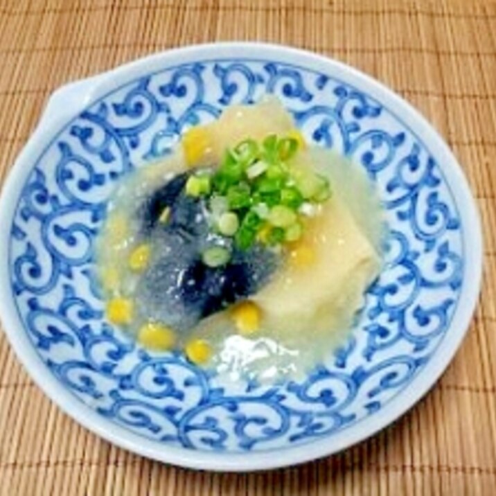 揚げ豆腐のみぞれがけ